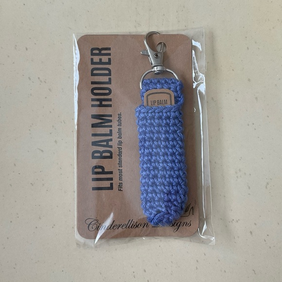 Hand Crocheted Lip Balm Holder - Your Choice of One 💄 - Picture 3 of 7